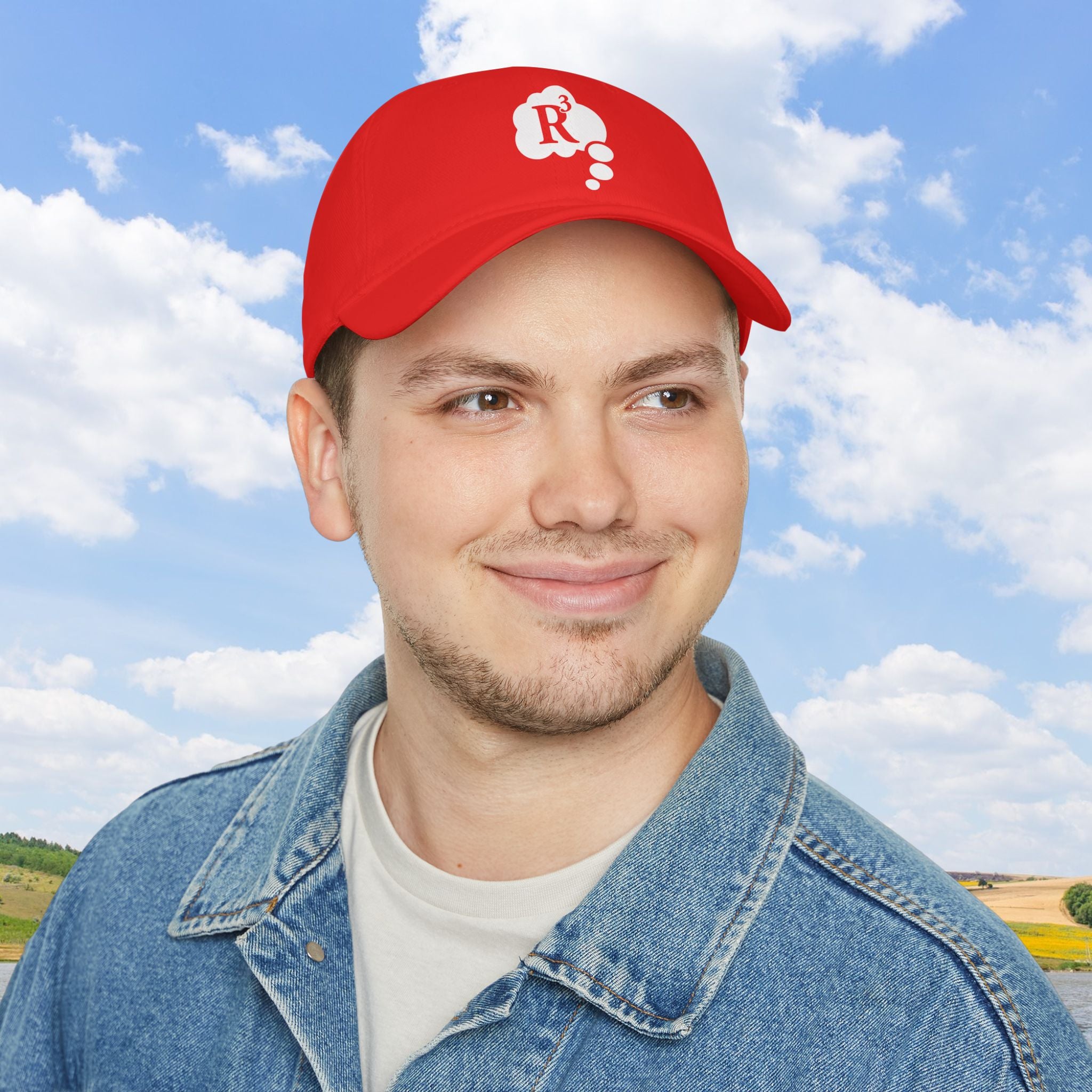 Red One size Red’s Randumb Ruminations Logo Printed Low-Profile Cap