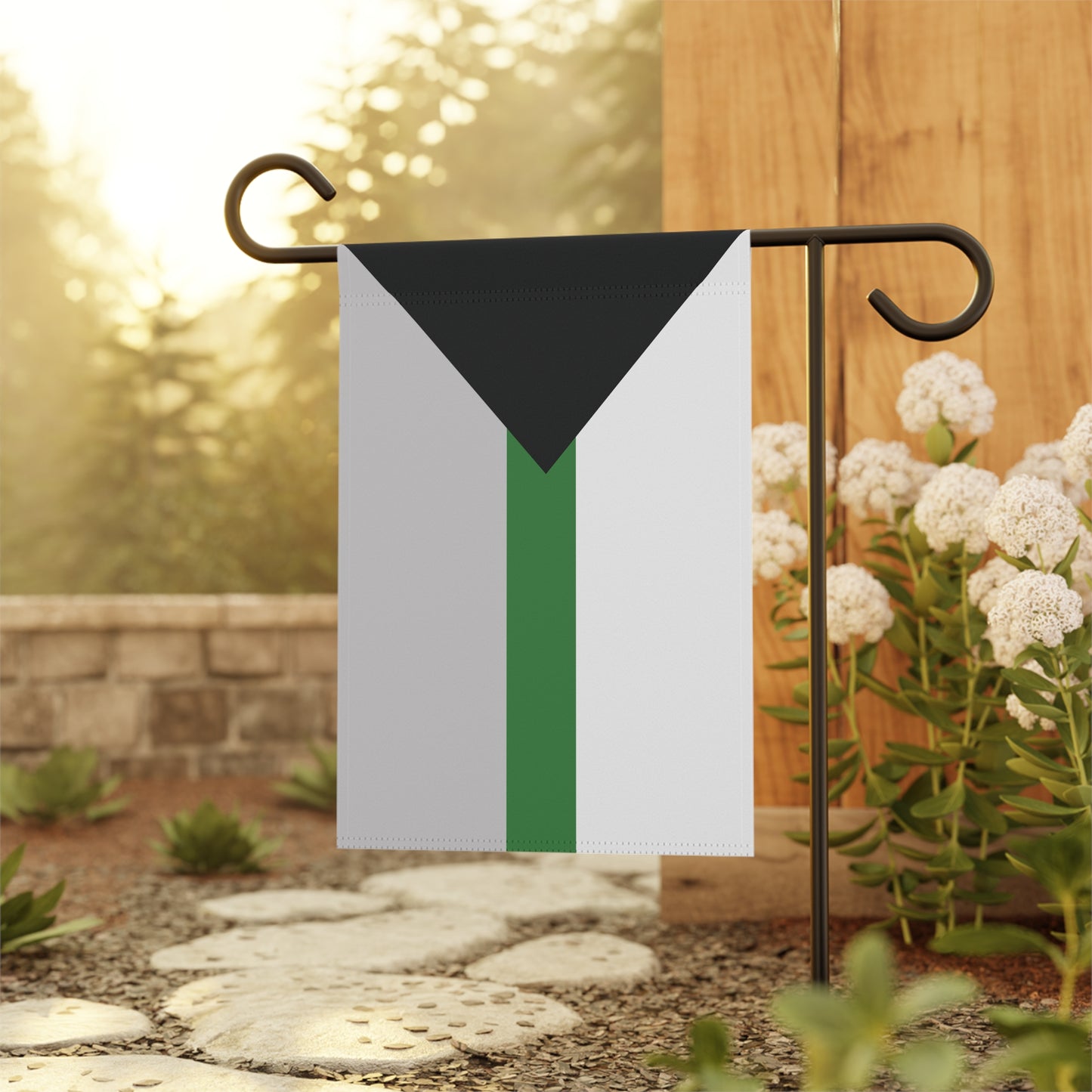 Demiromantic Pride Garden Banner