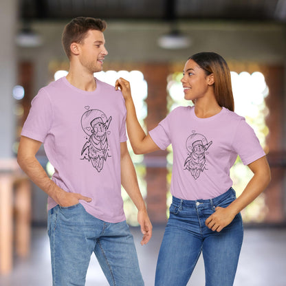 Frankenstein Lovebird, Line Art Tee