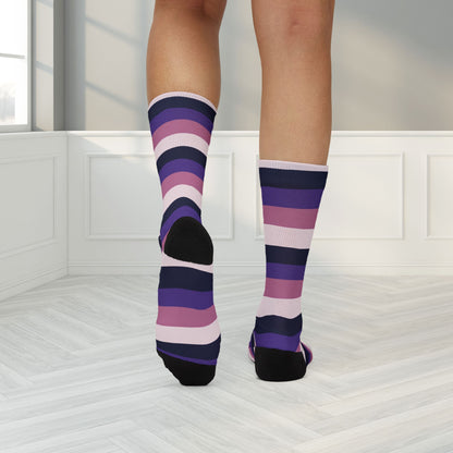 Asexual Spectrum Pride Socks