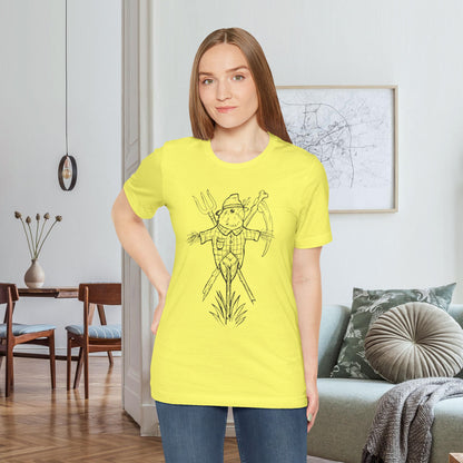 Scarecrow Lovebird, Line Art Tee