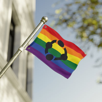 12'' × 18'' Fetish Rainbow Pride Flag with Grommets