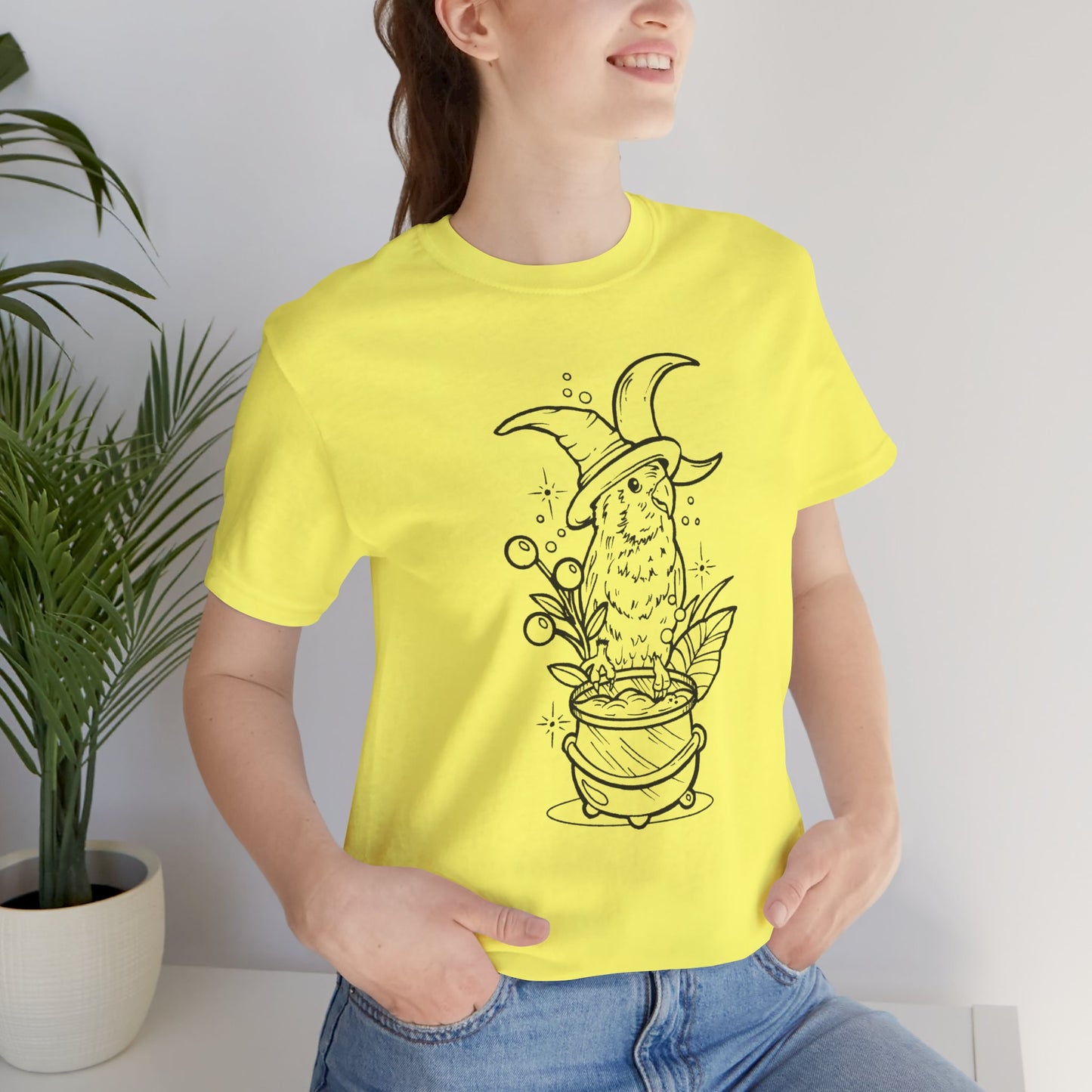 Witches' Brew Lovebird, Line Art Tee