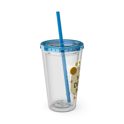 Custom 16oz Tumbler with Straw