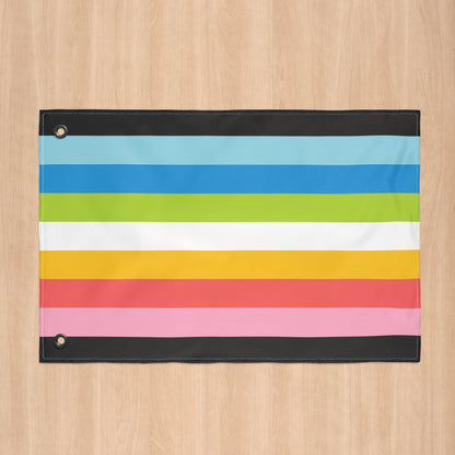 Queer Pride Flag with Grommets