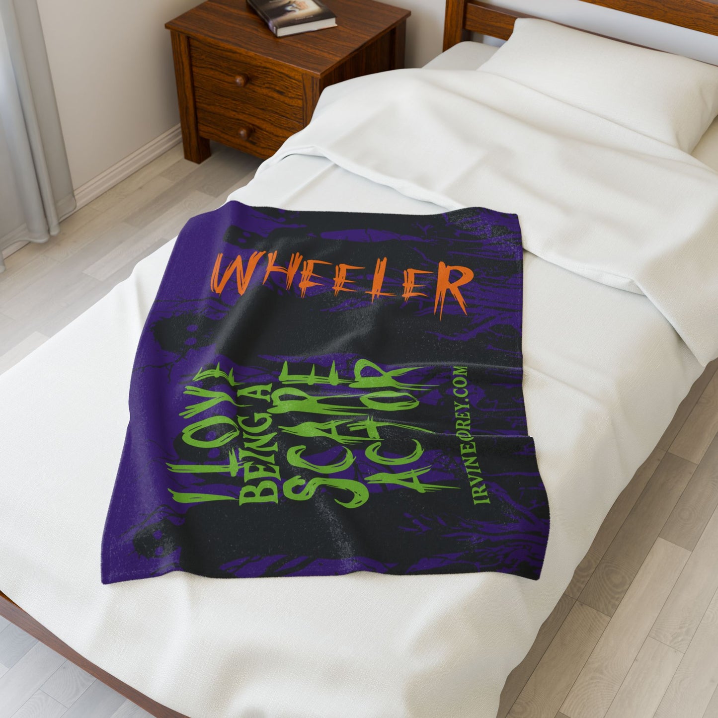 I Love Being a Scare Actor Personalized Blanket