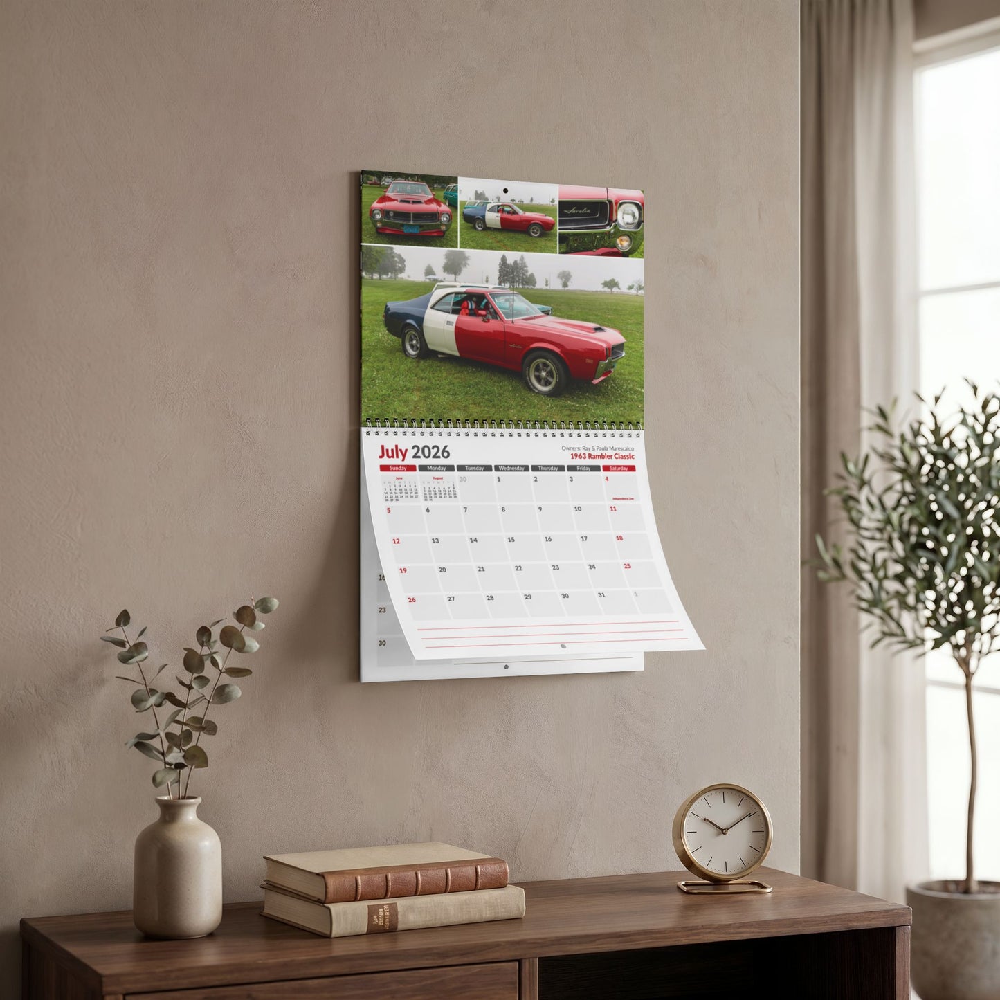 2026- AMC Javelin / AMX Wall Calendar • AMC Homecoming 2025