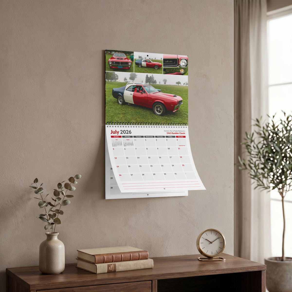2026- AMC Javelin / AMX Wall Calendar • AMC Homecoming 2025