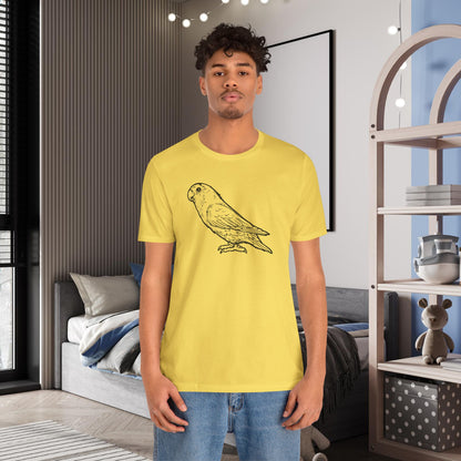 Holly Girl Lovebird, Line Art Tee
