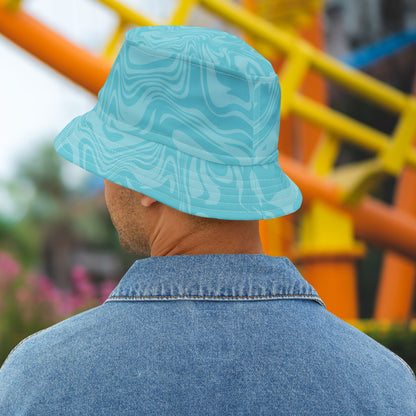 Teal Swirl Bucket Hat • Irvine Ondrey Engineering