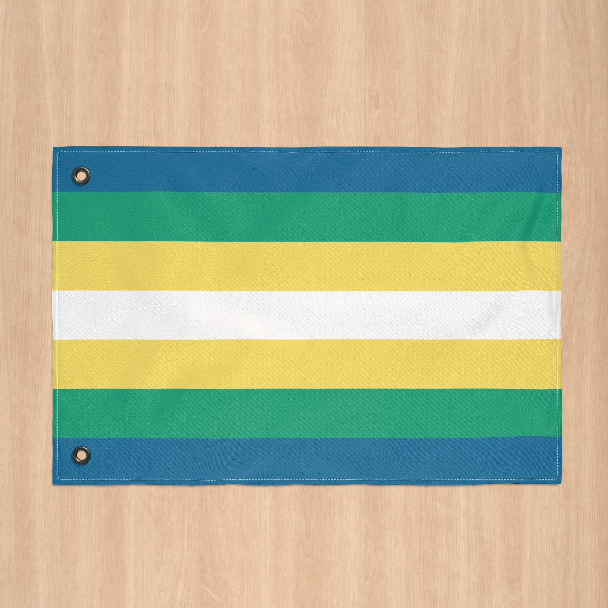 Non-Binary Man Pride Flag with Grommets