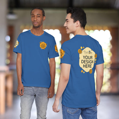 Custom Blue & Teal Tees for BELLA+CANVAS® 3001