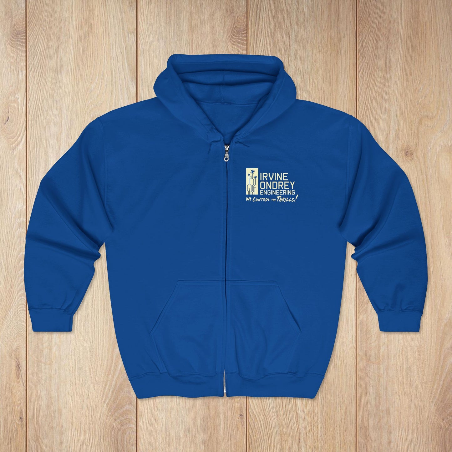 Royal OG Steelie Zip Hoodie • Irvine Ondrey Engineering