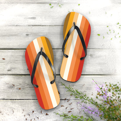 XL Black sole Butch Pride Flip Flops