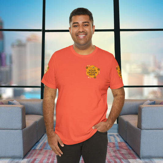 Custom Orange, Yellow & Peach Tees for BELLA+CANVAS® 3001