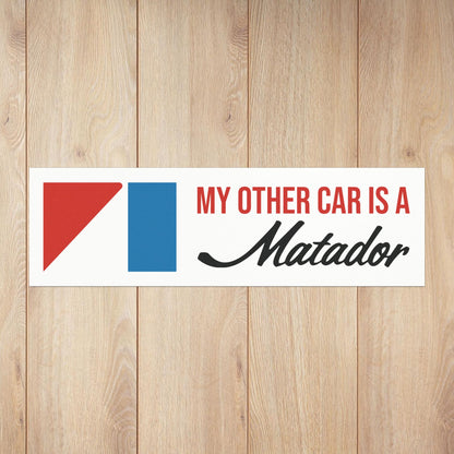 My Other Car is a Matador, AMC Logos Custom Car Magnet