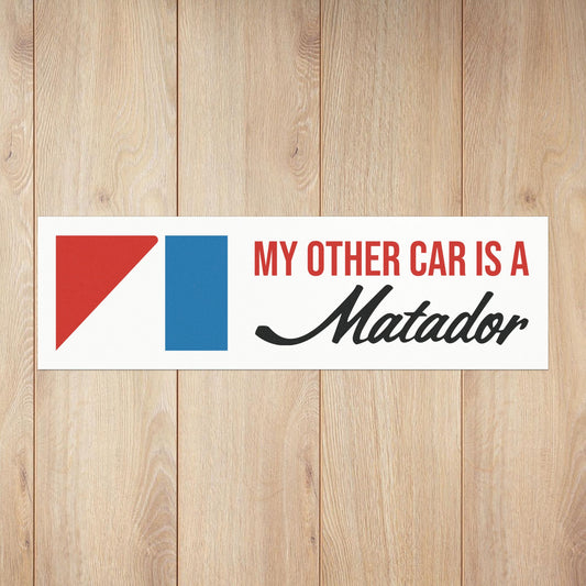 My Other Car is a Matador, AMC Logos Custom Car Magnet