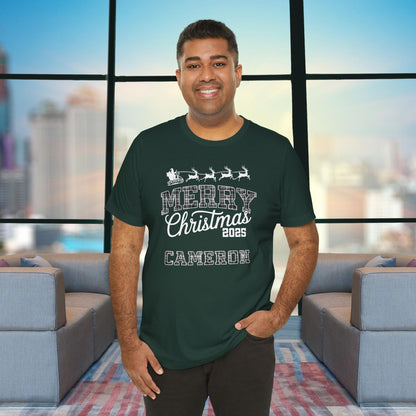 Forest Custom Ohio Christmas Plaid Tee or Pajama Top