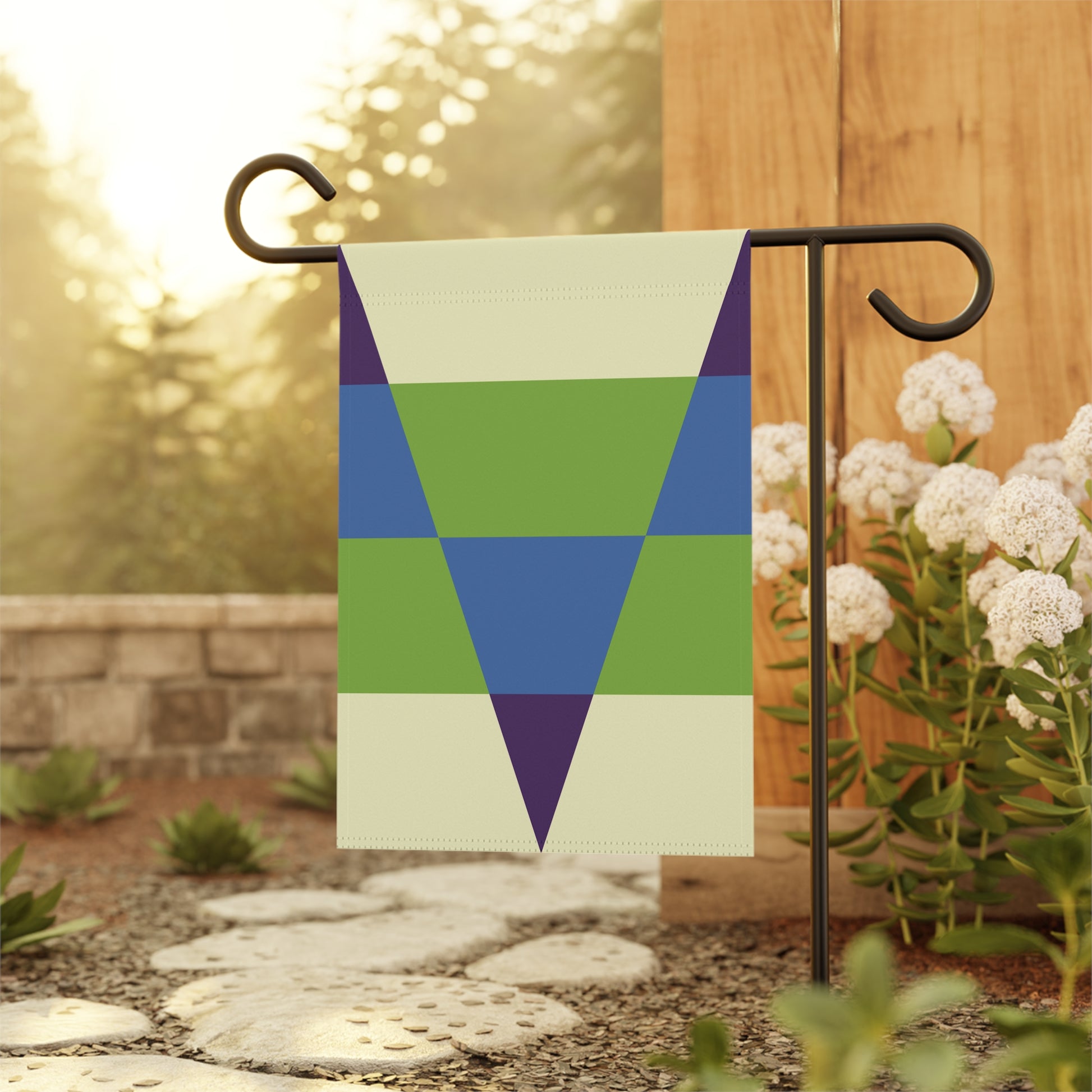Aegoplatonic Cream Garden Flag Banner