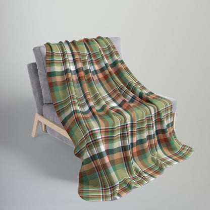 Nebulasexual Pride Plaid Fleece Sherpa Blanket