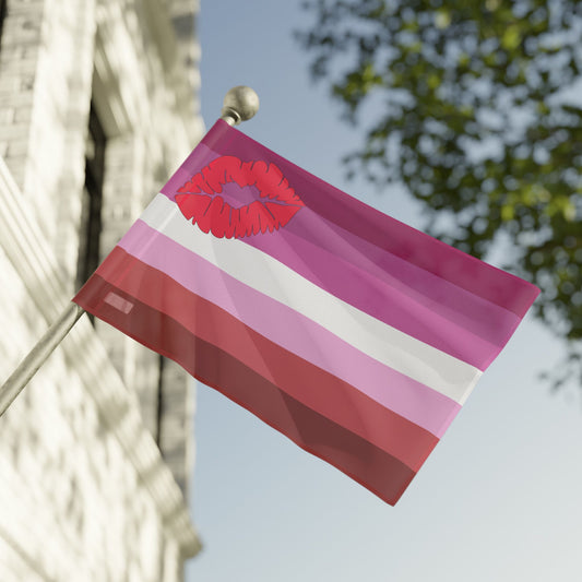 Lipstick Lesbian Pride Flag (Single Sided Print), LGBTQIA+ Lesbian Pride Flags, LGBTQ+ Women Flag