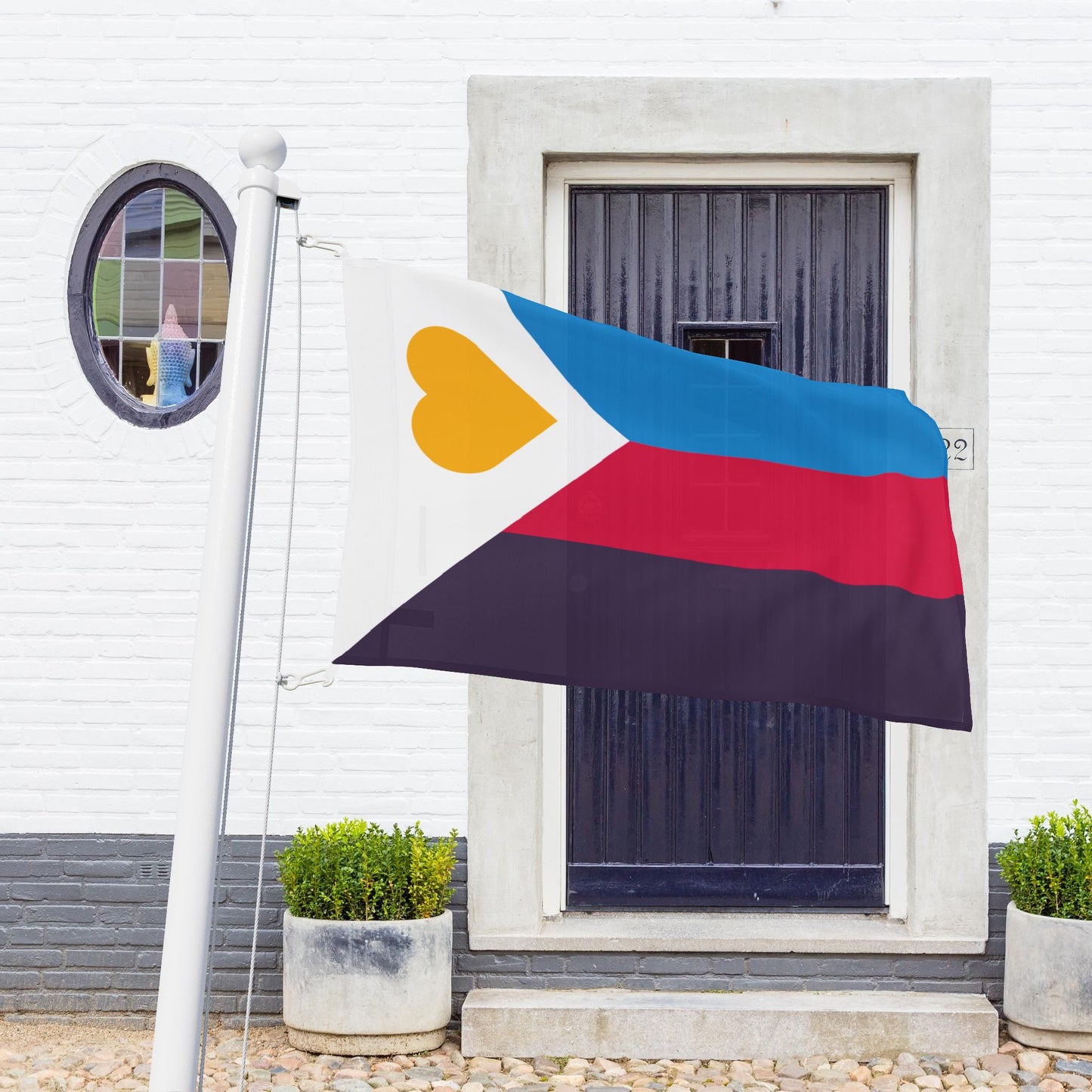 Polyamory Pride Flag (Double Sided Print), LGBTQIA+ Polyamorous Pride Flags