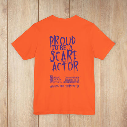 Proud to Be a Scare Actor Personalized Tee • Irvine Ondrey Engineering