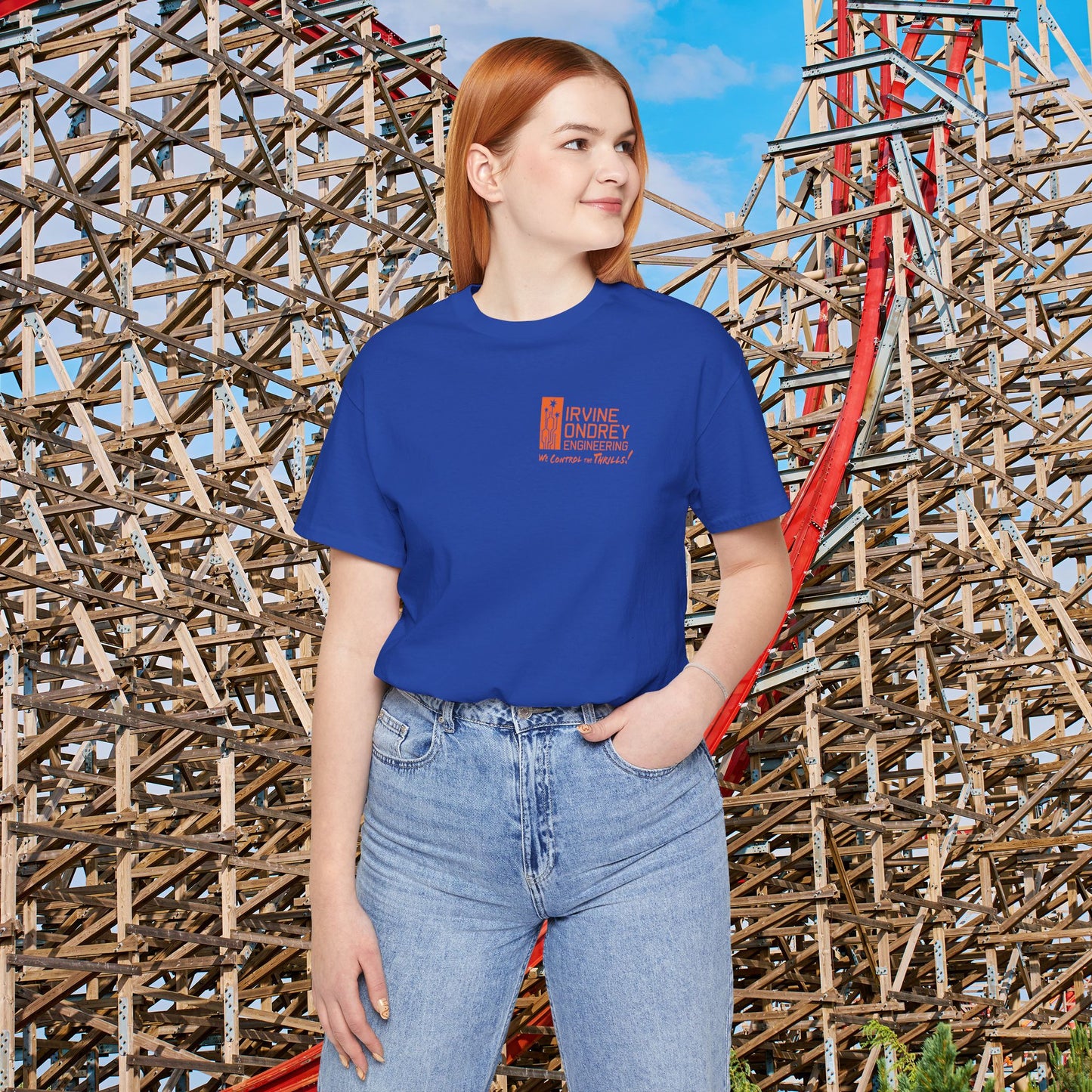 OG Woodie Tee (BACK graphic) • Irvine Ondrey Engineering