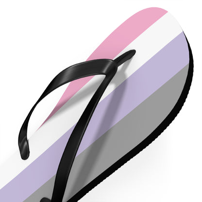 Cupiosexual Pride Flip Flops