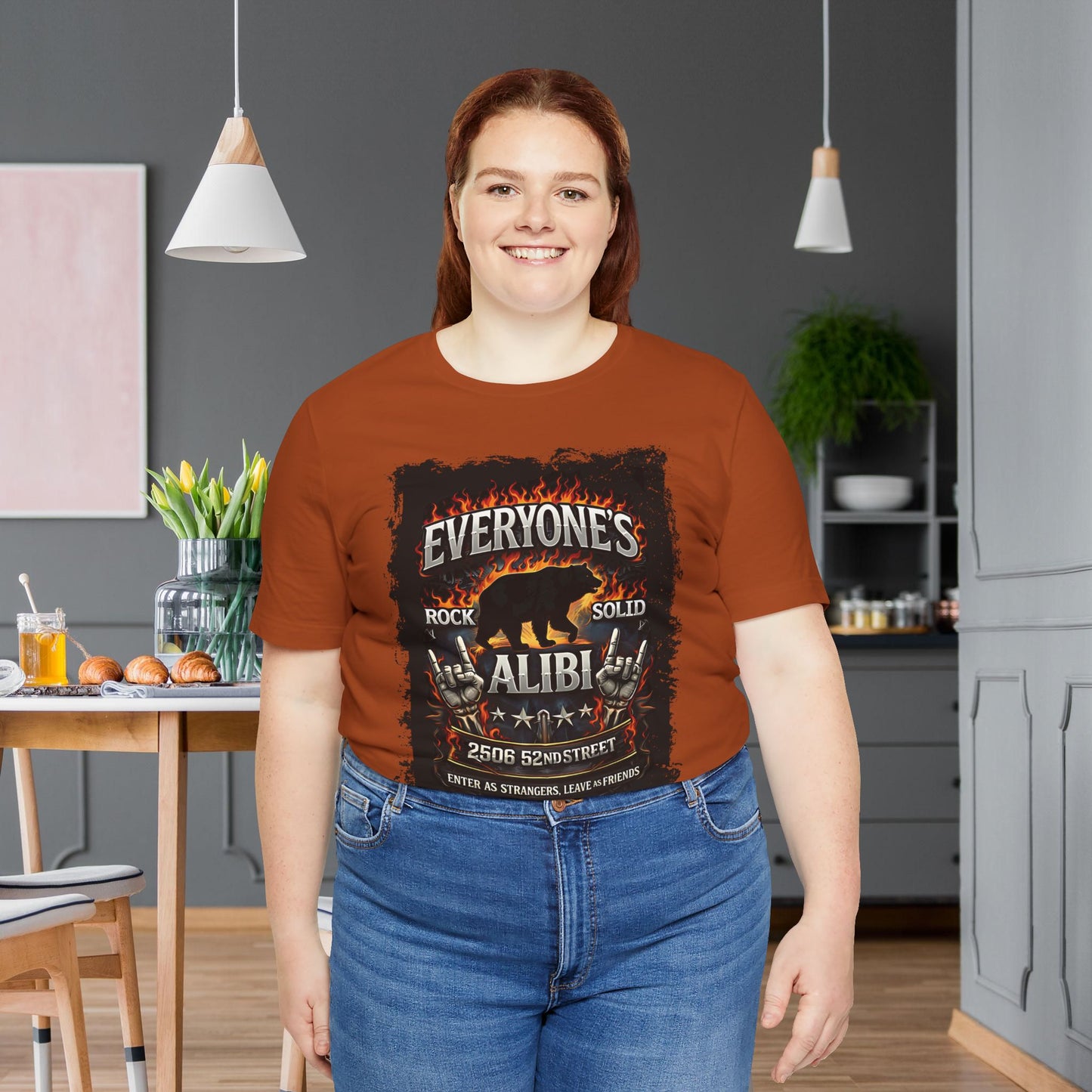 Everyone's Alibi Bear T-Shirt