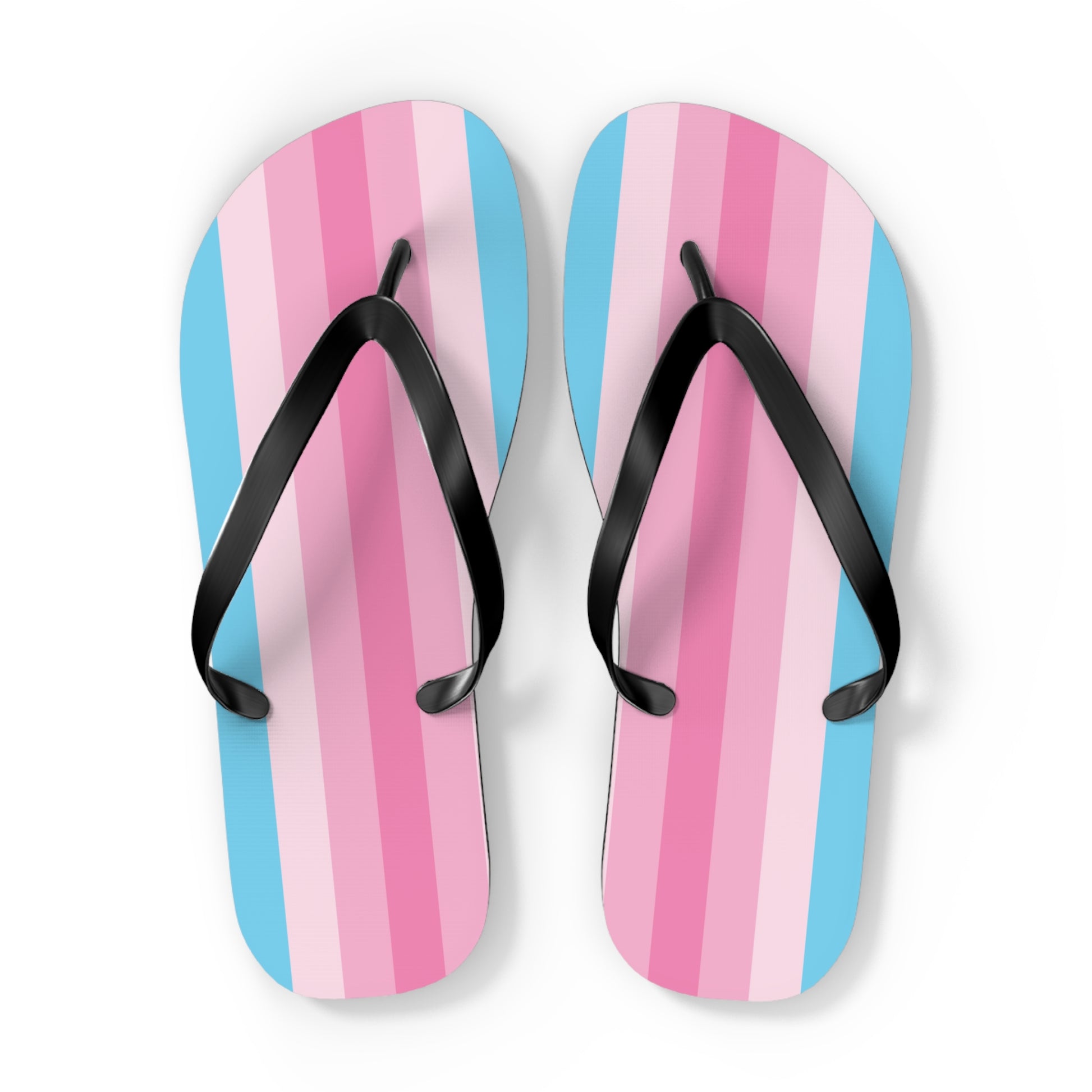 Transfeminine Pride Flip Flops