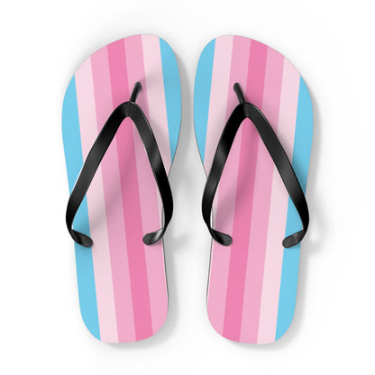 Transfeminine Pride Flip Flops