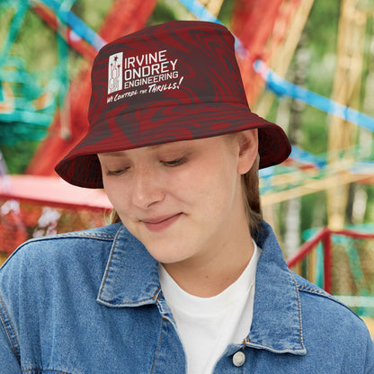 Red Swirl Bucket Hat • Irvine Ondrey Engineering
