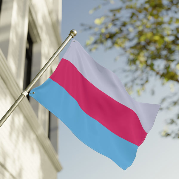 24'' × 36'' Sapiosexual Grey Pride Flag with Grommets
