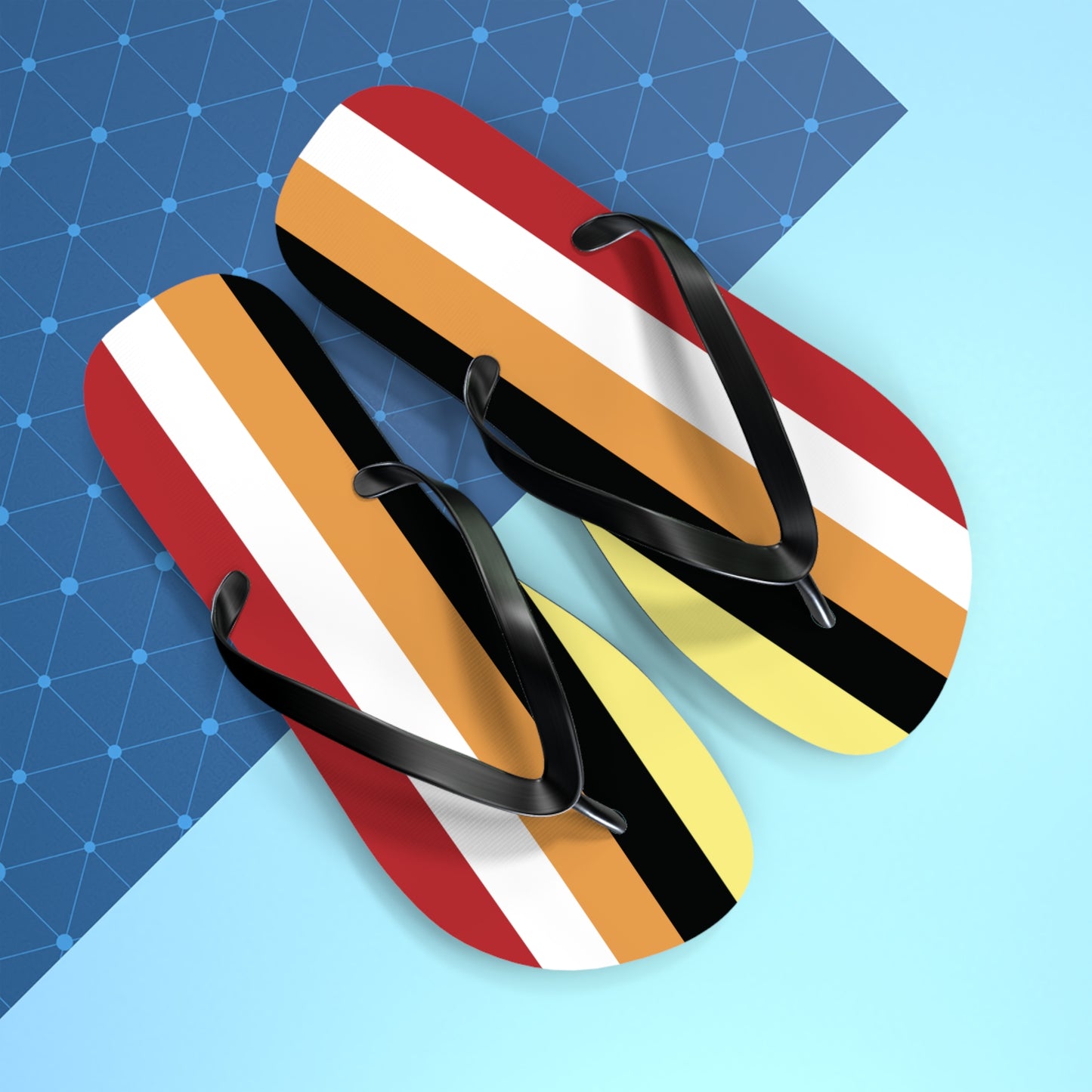 Mutogender Pride Flip Flops