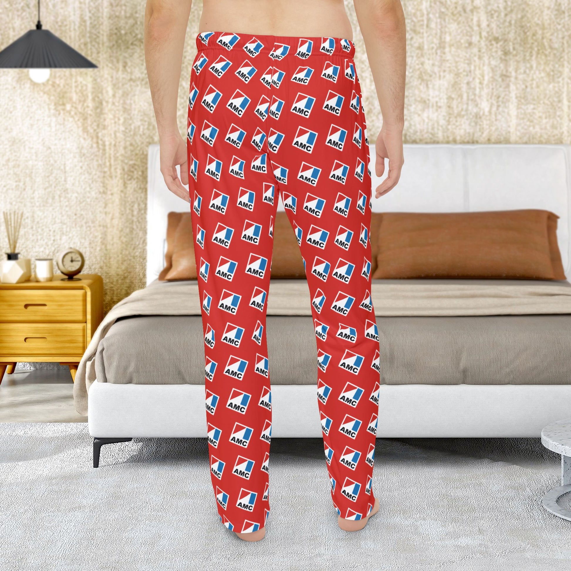 Men’s AMC Logo Red Pajama Pants