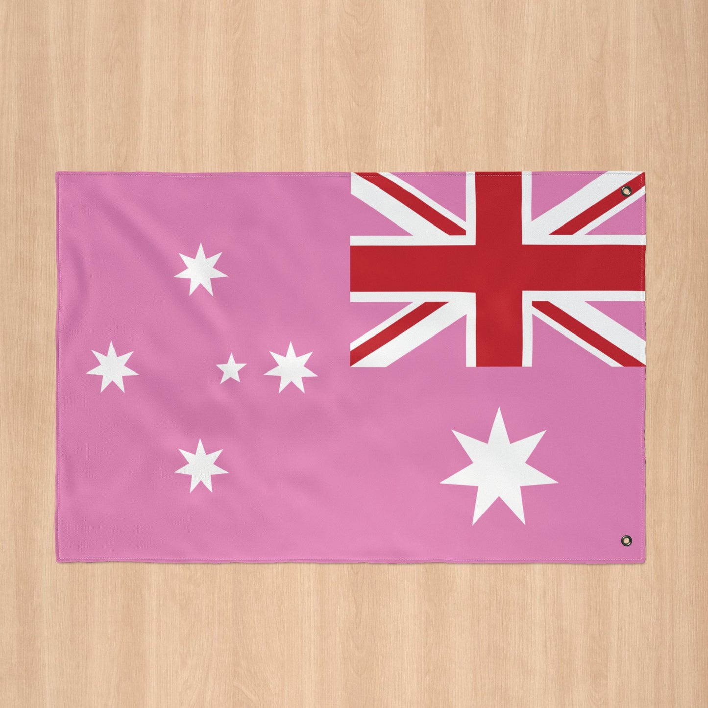 Australia Gay Pride Pink Flag with Grommets