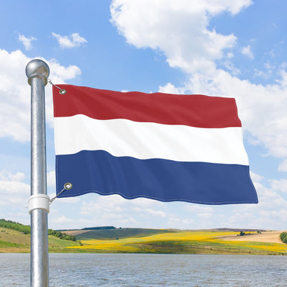 Netherlands Flag with Grommets