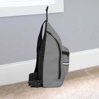 Agender Pride Grey Minimalist Cross Body Sling Bag
