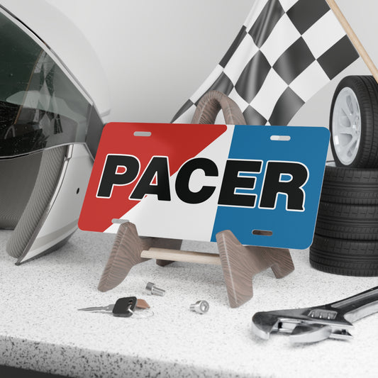 AMC Pacer Logo Vanity Plates