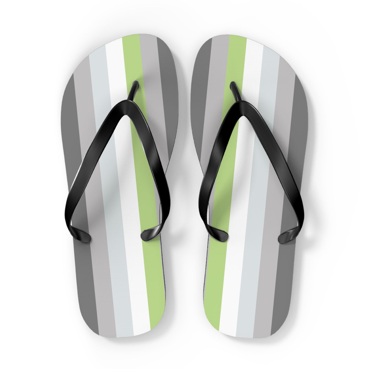 Demiagender Pride Flip Flops