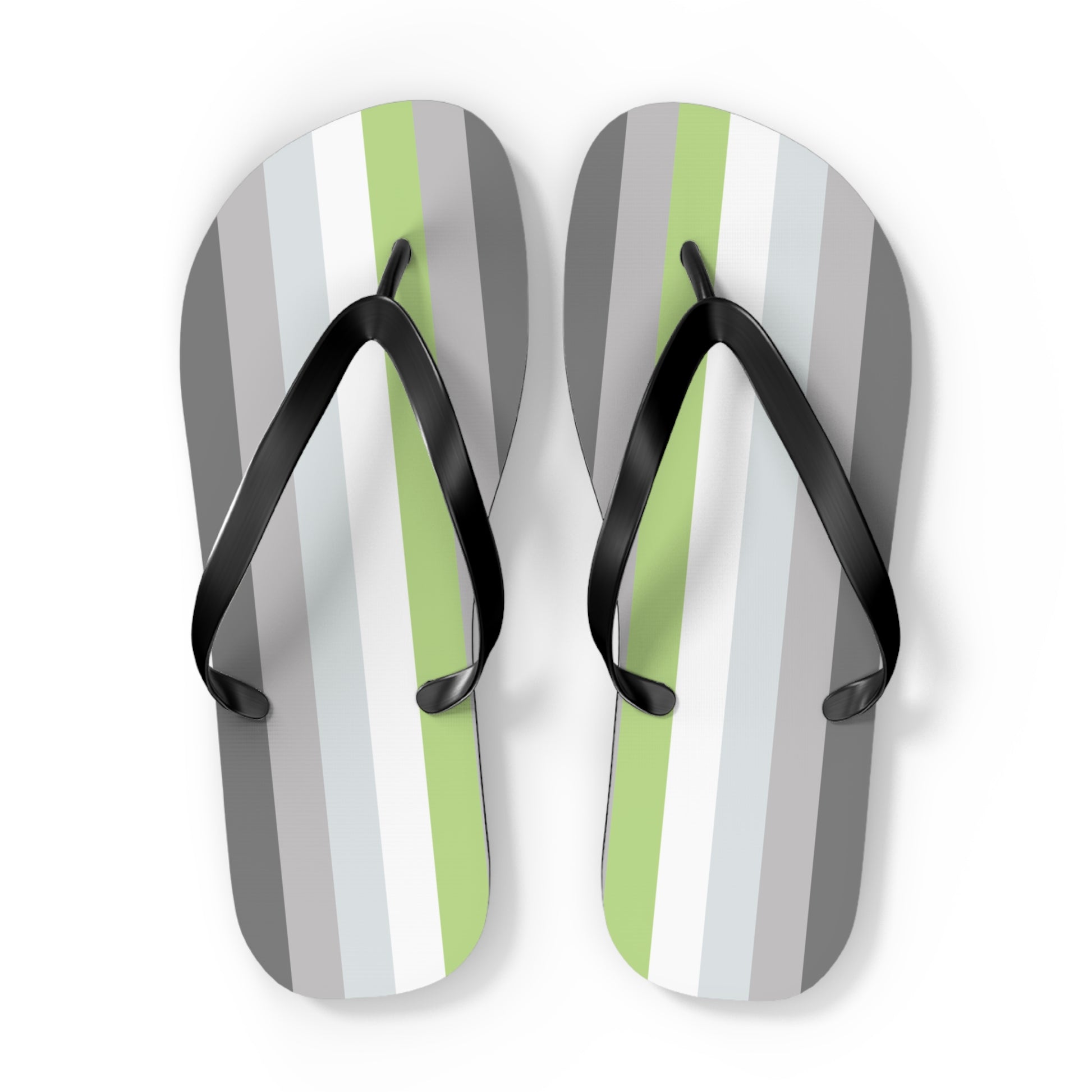 Demiagender Pride Flip Flops