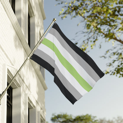 36'' × 60'' Agender Pride Flag with Grommets