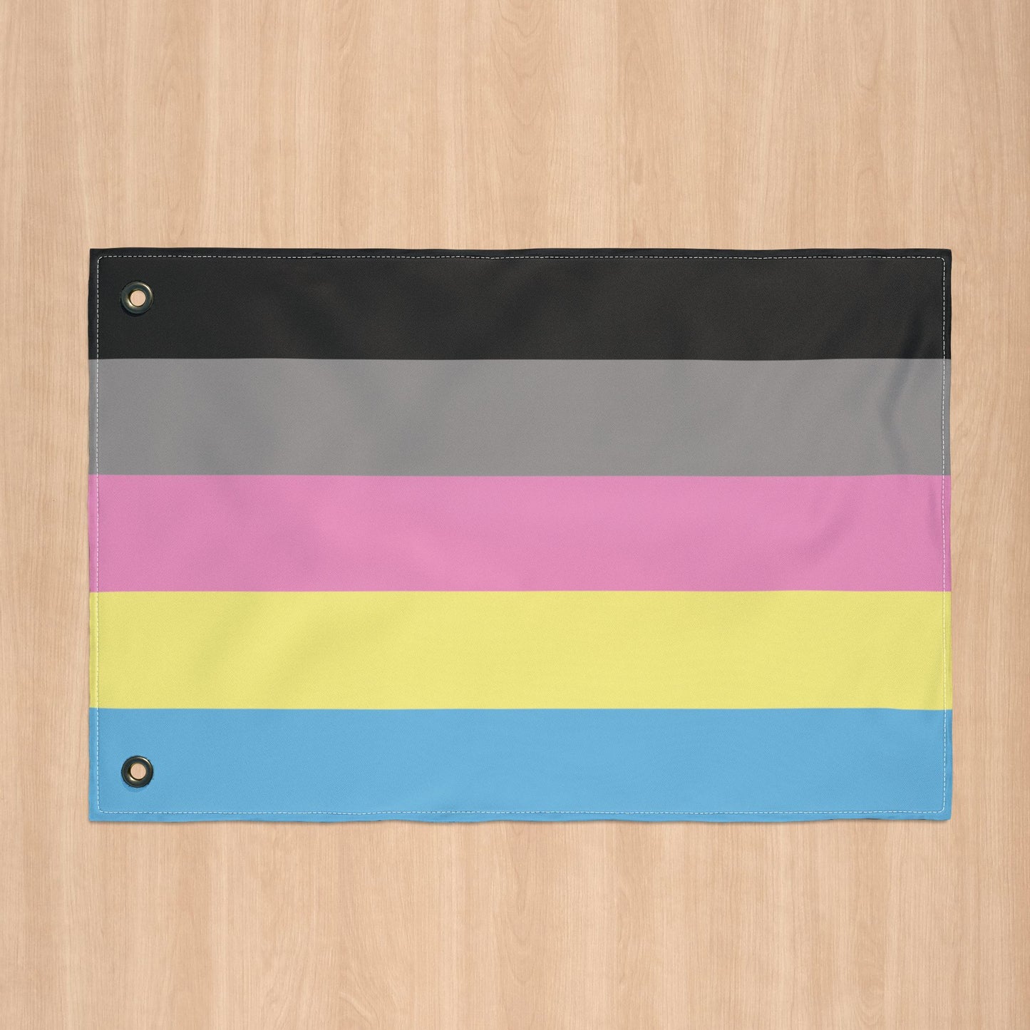 Polygender Double-Sided Pride Flag with Grommets