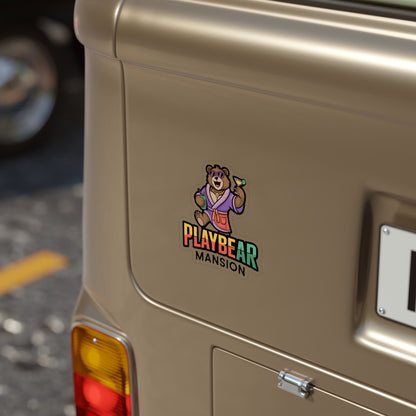 Playbear Mansion Die-Cut Outdoor Sticker