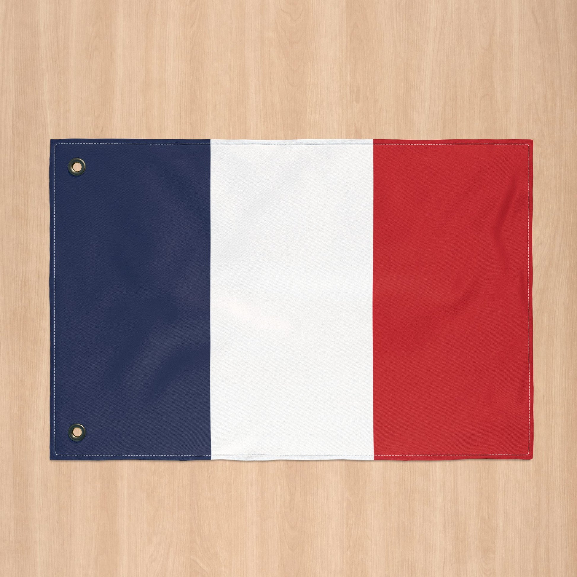France Flag with Grommets