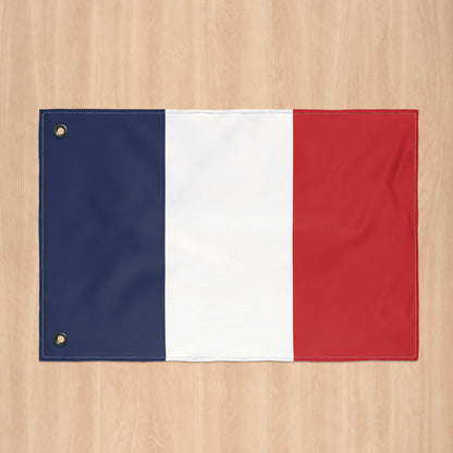France Flag with Grommets