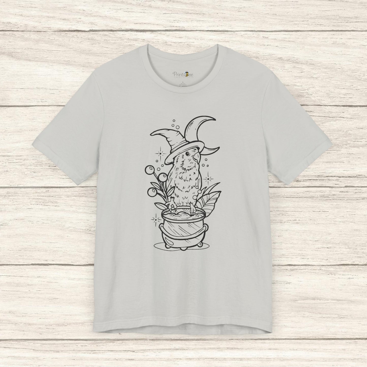 Witches' Brew Lovebird, Line Art Tee