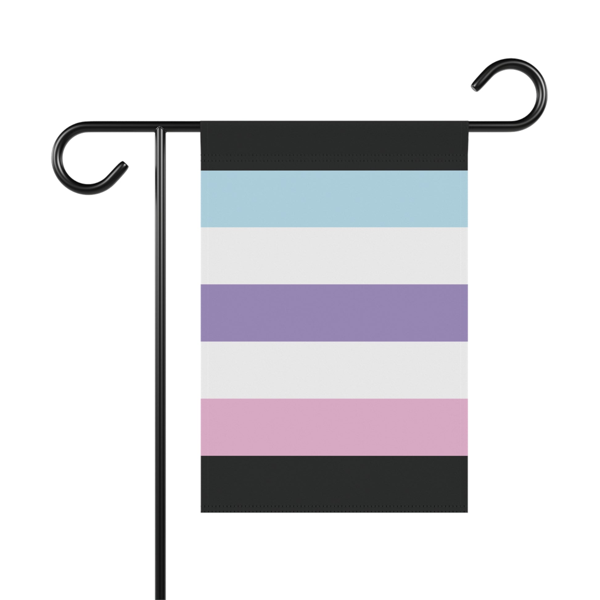 Androgyne Pride Pastel Garden Flag Banner