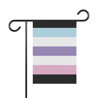 Androgyne Pride Pastel Garden Flag Banner